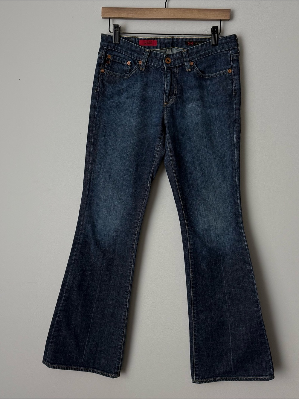 Ag Adriano Goldschmied Dark Blue Flare Jeans